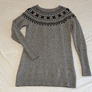 Gray Skhoop Women's Sweater, Size M